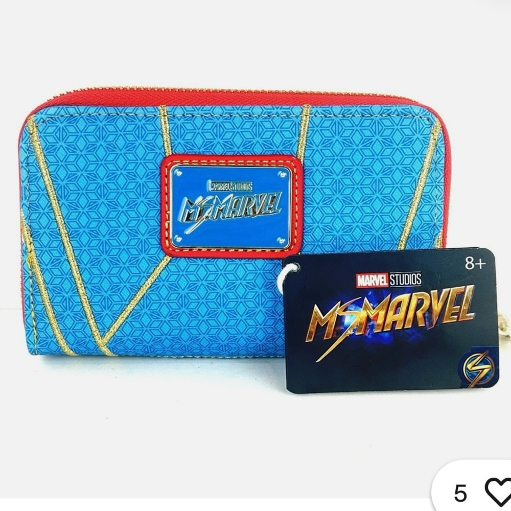 Loungefly Zip Around Wallet Ms. Marvel Cosplay